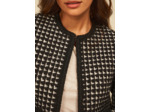 Veste en tweed bi colore