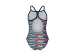 Maillot de bain arena Performance Racing Stripe Light Drop Back pour filles