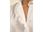 Blouse en voile de coton