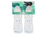 Lot de 2 biberons 370ml phosporence