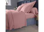 Housse de couette Partition Satin de coton Coloris Rose