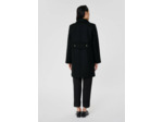 Manteau Marceau-Noir en Laine Froide