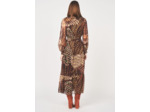 Robe longue à imprimé