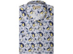 Chemise Manches Courtes Fruits D'été Bleue Et Jaune