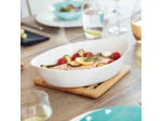 Plat de cuisson ovale 38x23cm blanc Smart Cuisine