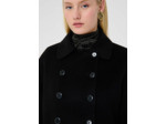 Manteau Maeline-Noir en Laine