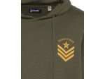 Sweatshirt imprimé army à capuche