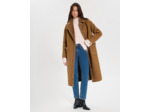 Manteau Myrthe Noisette en Polyester