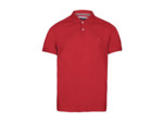 Polo Rouge Manches Courtes En Coton