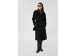 Manteau Mandy-Noir en Laine