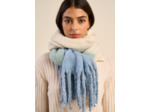 Écharpe à franges deep dye