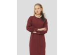 Robe Rossini-Bordeaux en Polyester