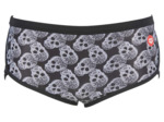 Short de bain taille basse arena Crazy Pop Skulls pour hommes