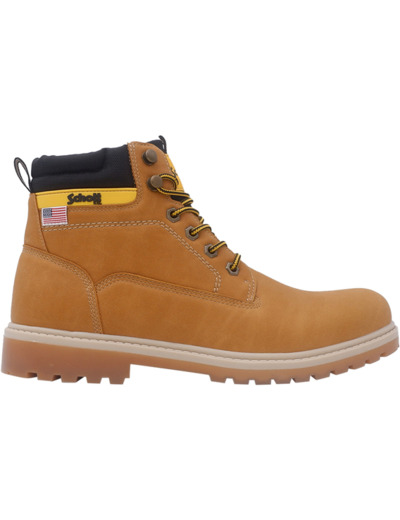 Boots crantées à lacets