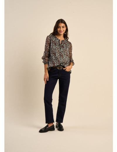 Chemise imprimée léopard