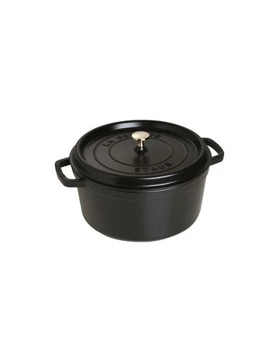 COCOTTE RONDE 28cm 6.7L Noir mat