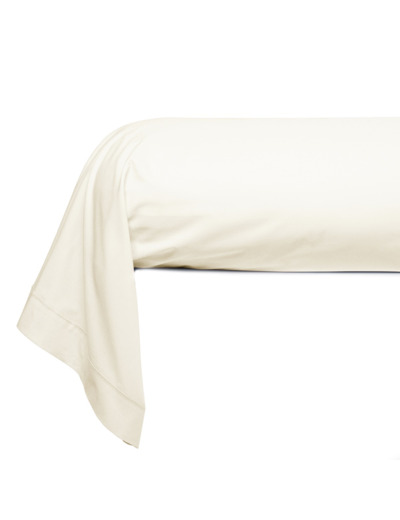Taie de traversin unie percale | Linge des Vosges | Tradition des Vosges