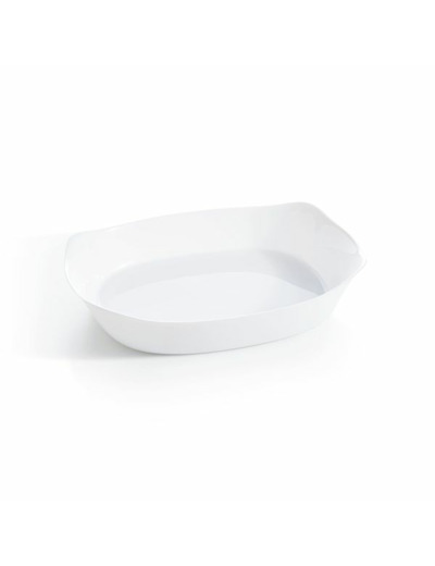 Plat de cuisson rectangulaire 34x25cm blanc Smart Cuisine