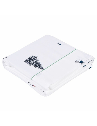 Drap plat Gérardmer | Satin 120 fils/cm² | Tradition des Vosges