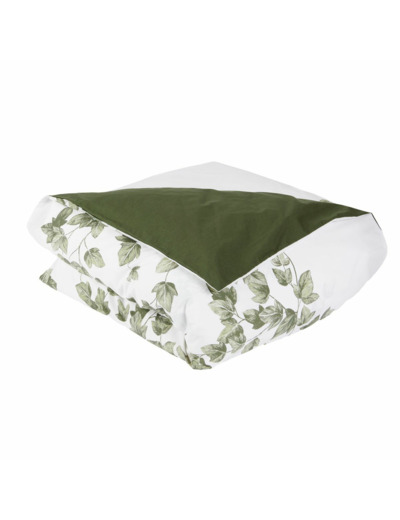 Housse de couette Lierre | Percale de coton | Tradition des Vosges