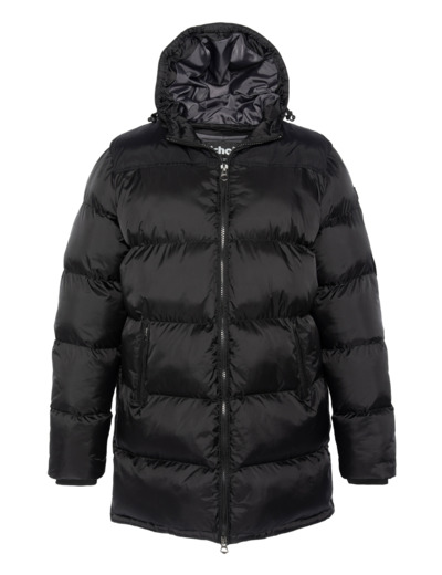 Doudoune longue à capuche fixe