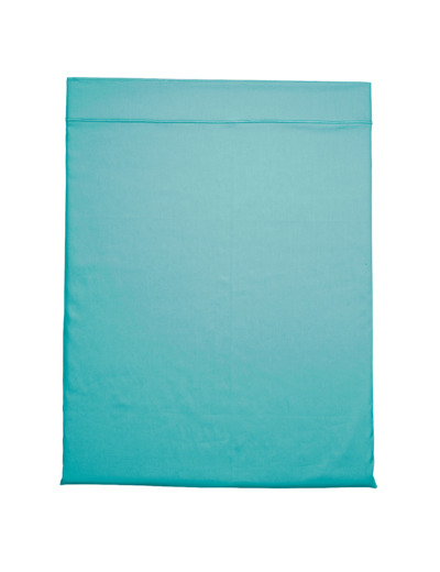 Drap plat Harmonie Satin de coton coloris Turquoise