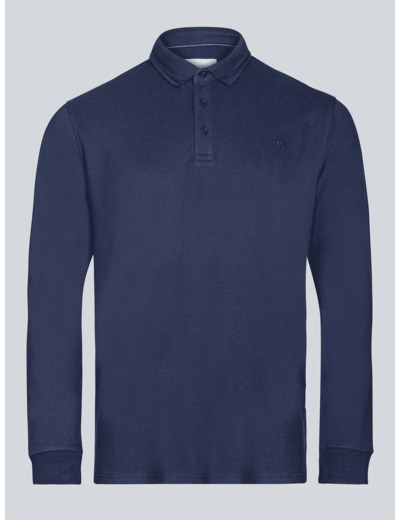 Polo Manches Longues Marine