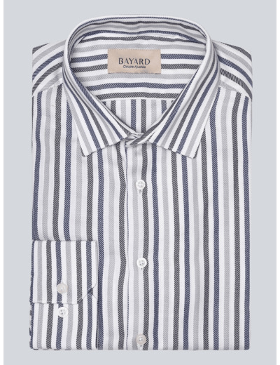 Chemise À Rayures Grises