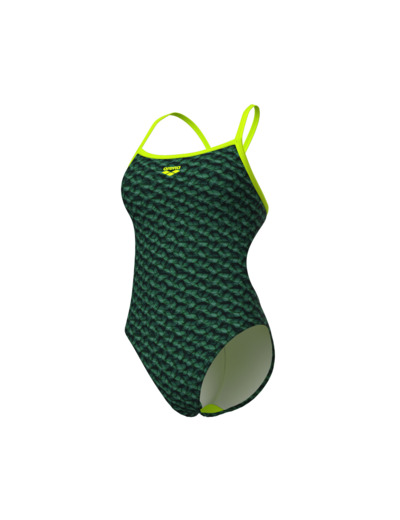 Maillot de bain arena Performance Monogram Challenge Back pour femmes