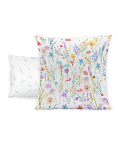 Taie d'oreiller Sophie | Imprimé Champêtre | Tradition des Vosges