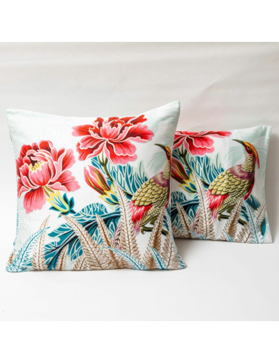 Taie d'oreiller Lyrique | Satin de Coton | Tradition des Vosges