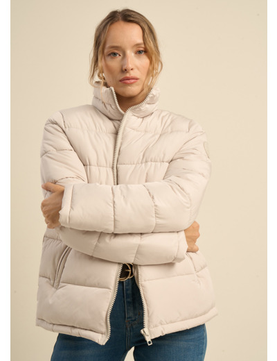 Doudoune matelassée à manches longues