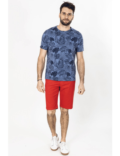 Bermuda Marine En Coton Stretch 54 Marine