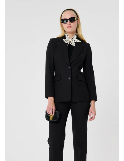 Veste Vicenta-Noir en Polyester Recyclé