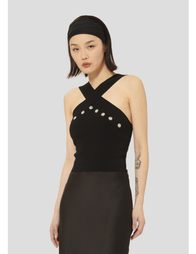 Top Prana-Noir en Viscose