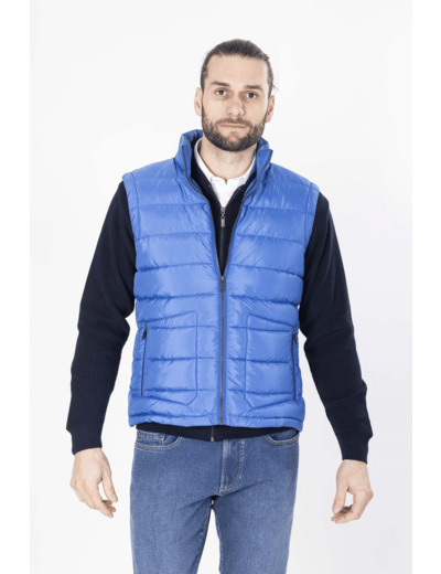 Blouson Matelassé Sans Manches Rouge Rouge Xl