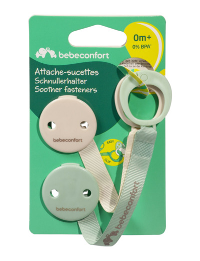 Lot de 2 attaches tétine