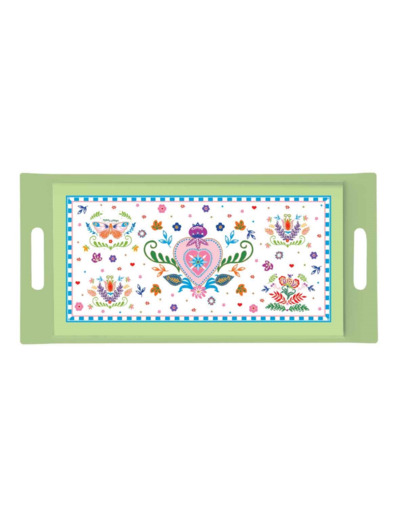 SPRING FOLK Plateau 40X19cm