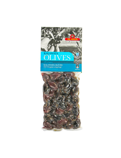 Olives noires Kalamata à l'origan
