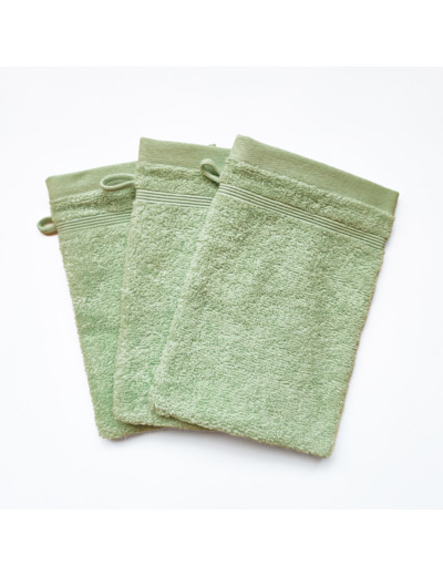 Lot de 3 gants DODO MINERAL - Coloris VERT ANIS