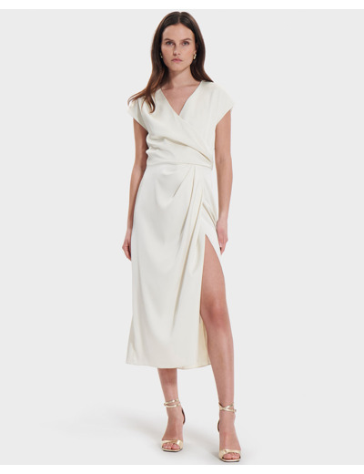 Robe Rang Ecru en Polyester