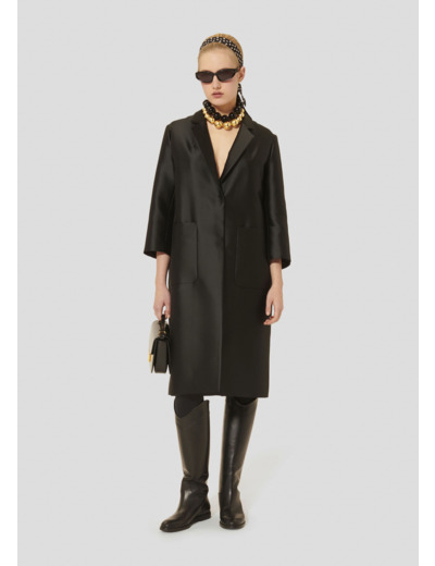 Manteau Martin-Noir en Polyester