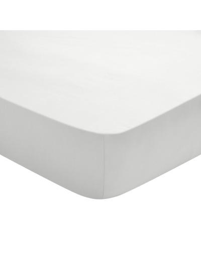 Drap Housse Studio Coton Gris Perle