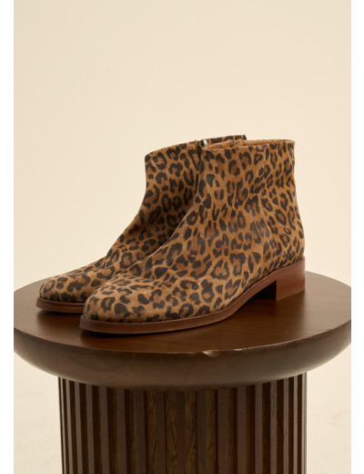 Bottines chelsea léopard