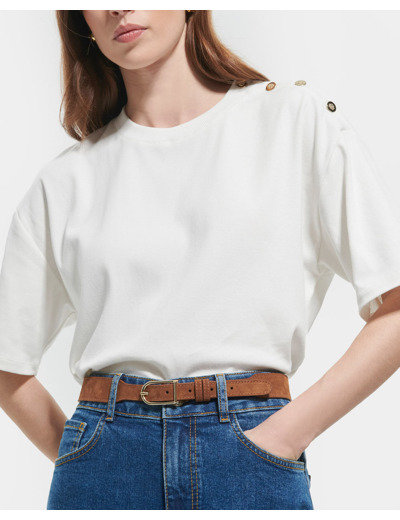 Ceinture Caramel Cognac en Cuir