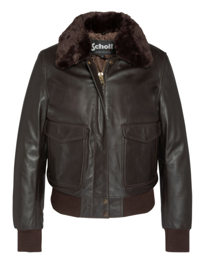 Blouson aviateur avec col en fausse fourrure amovible