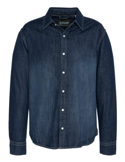 Chemise manches longues en denim