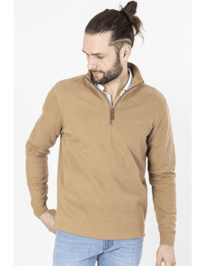 Sweat Beige En Coton