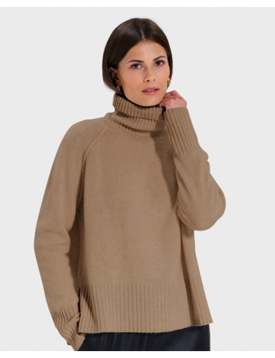 Pull Nefeli Camel en CACHEMIRE