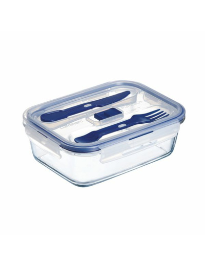 Boite rectangulaire 122cl avec couverts Pure Box Active